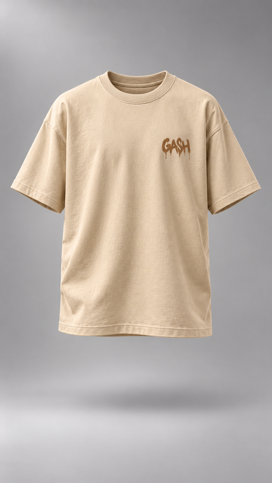 GASH VANDL Tee - Beige / Hazelnut