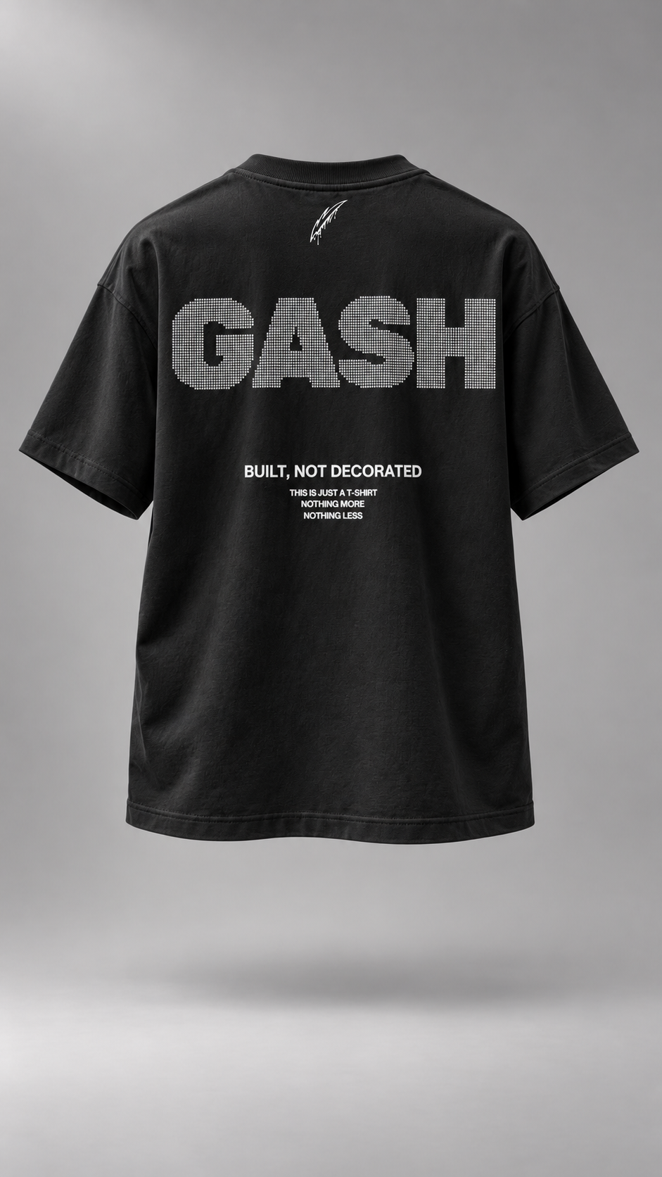 GASH PHANTOM Tee - Black / White