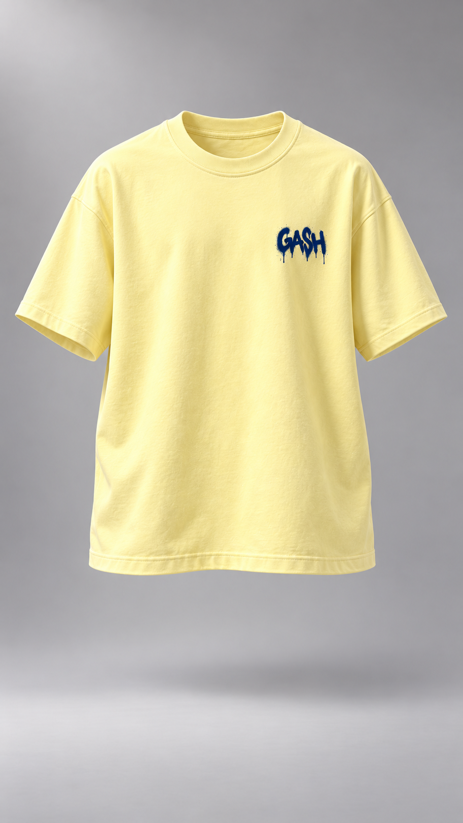 GASH VANDL Tee - Butter / Navy