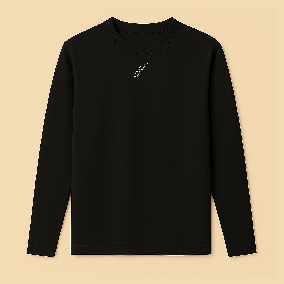 GASH ORBIT Long Sleeve - Black / White