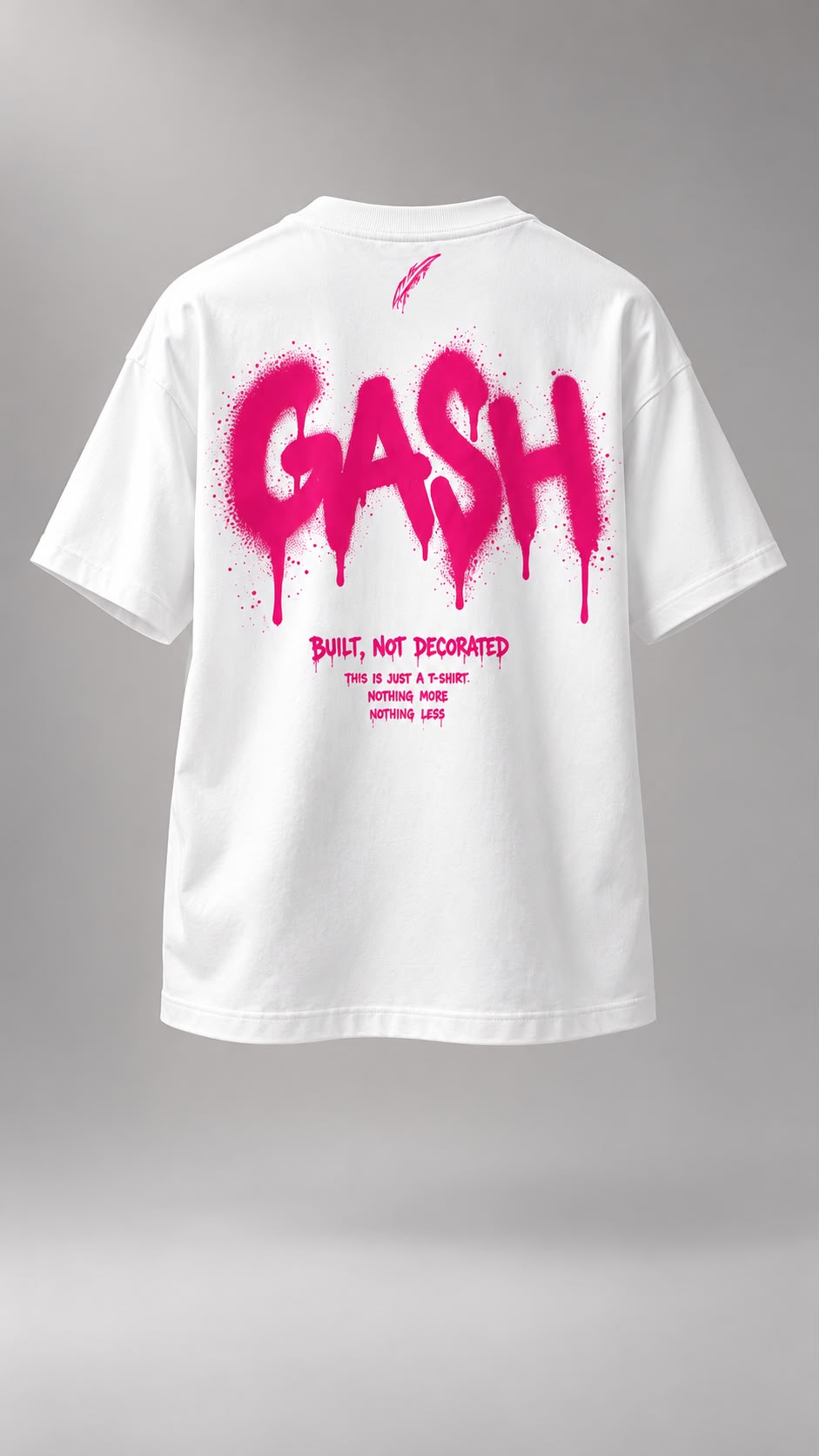 GASH VANDL Tee - White / Pink