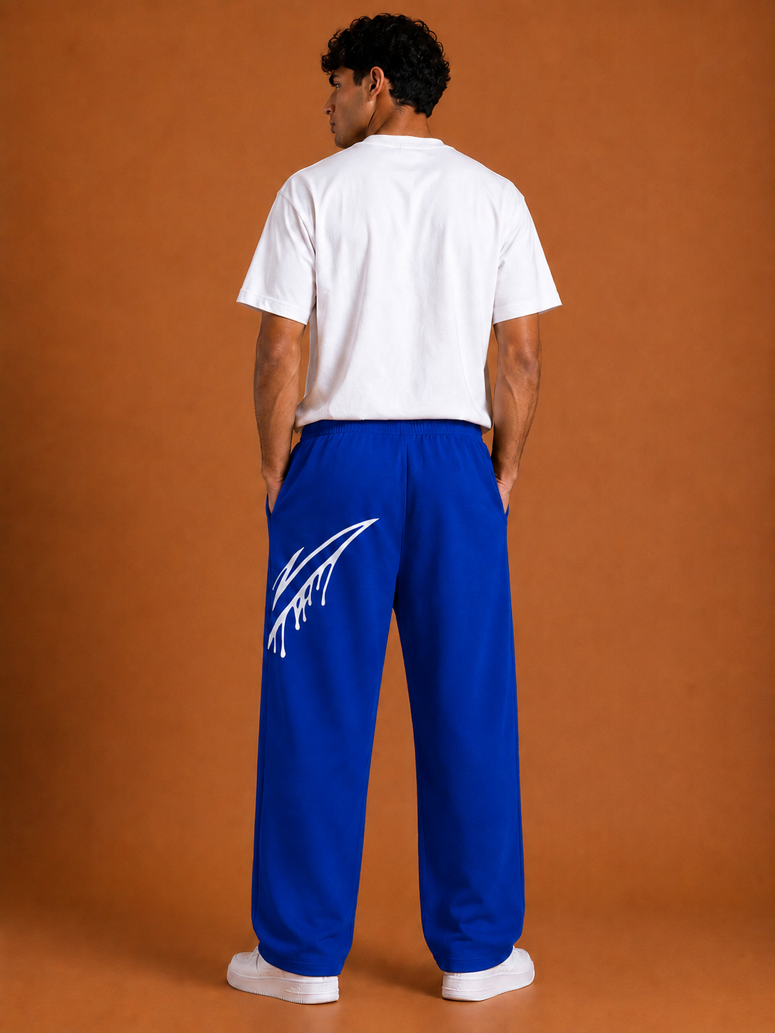 GASH VANDL Pants - Blue / White