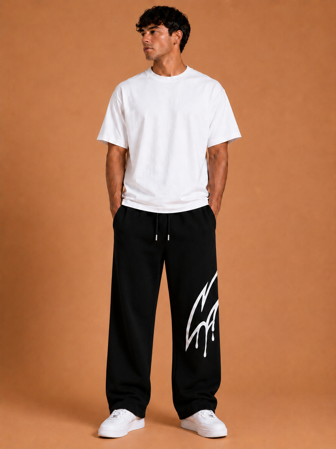 GASH PHANTOM Pants - Black / White