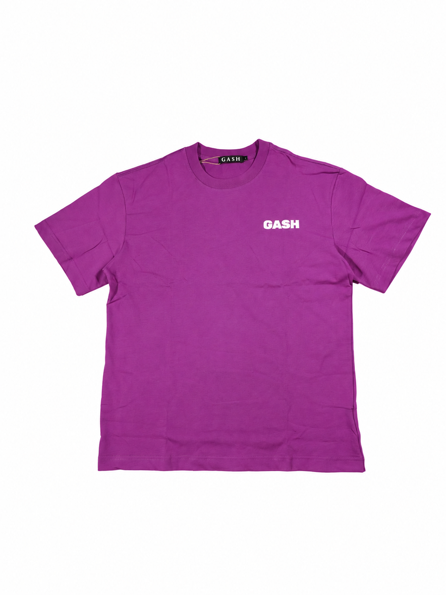 GASH PHANTOM Tee - Amethyst / White
