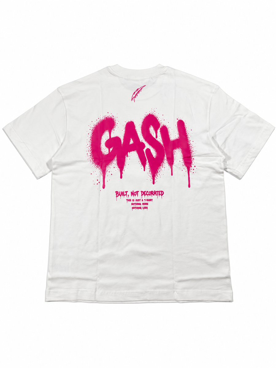 GASH VANDL Tee - White / Pink